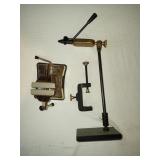 Two Fly Tying Vices