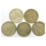1923 Peace Silver Dollars