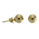 14kt Gold 5.5 mm Ball Earrings