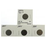 (4) Indian Head Cent Collection