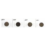 (4) Indian Head Cent Collection