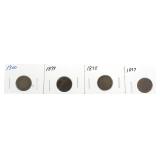(4) Indian Head Cent Collection