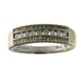10kt Gold 1/2 ct Antique Diamond Band