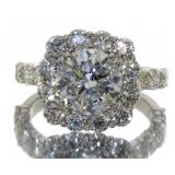 14kt Gold 5.50 ct Round Brilliant Diamond Ring