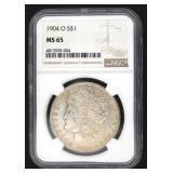 1904 New Orleans MS65 GEM Morgan Silver Dollar