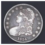 1834 Capped Bust Silver Half Dollar
