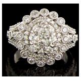 14kt Gold Oval Brilliant 2.40 ct Diamond Ring
