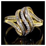 Genuine 1/2 ct Diamond Deigner Ring