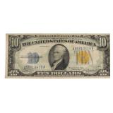 1934 North Africa WWII $10.00 Silver Certificate