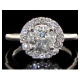14kt Gold 2.02 ct Round Brilliant Diamond Ring