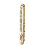 10kt Gold 1.00 ct Baguette Diamond Bracelet