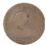 1854-O Seated Liberty Silver Half Dollar