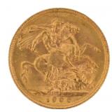 1906 Great Brittian King Edward VII Gold Sovereign