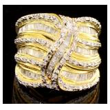 Brilliant 1.00 ct Diamond Cocktail Ring
