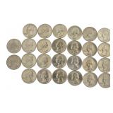 1963 BU Washington Silver Quarter