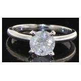 14kt Gold Round Briliant 1.51 ct Diamond Ring