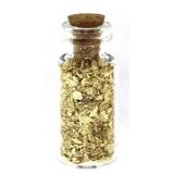 Glass Bottle Filled - Solid 24kt Gold Flakes