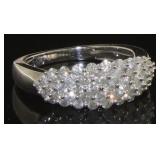 10kt Gold Brilliant 1.00 ct Diamond Designer Ring