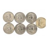1960-D BU Franklin Silver Half Dollar