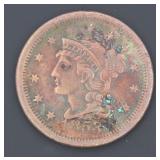 1853 Braided Hair Copper Large Cent