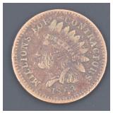 1863 "For The Widows" Civil War Copper Token