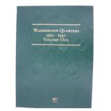 Washington Silver Quarter Book - Partial