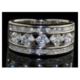 Beautiful White Topaz Designer Band