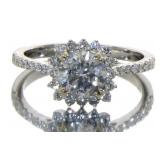 14kt Gold 1.62 ct Round Diamond Ring