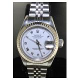 18kt/SS Oyster Datejust 26 Lady Rolex w/Roman Dial
