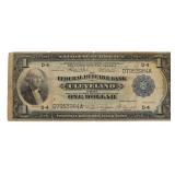 Series 1918 Cleveland Large National Currency Note