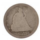 1875-S Seated Liberty Silver 20 Cent Piece