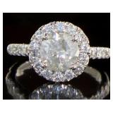 14kt Gold 2.38 ct Round Brilliant Diamond Ring