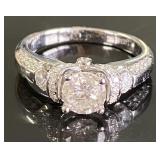 14kt Gold 1.43 ct Round Diamond Ring