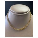14kt Gold 18" Twist Necklace