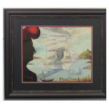 Untitled Sailing Boat Giclee by Salvador Dali