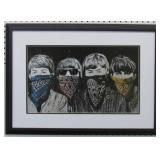 Beatles Bandannas by Graffitti Artist Banksy