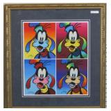 Goofy Suite of 4 Giclee by Peter Max