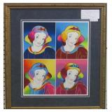 Snow White Suite of 4 Giclee by Peter Max