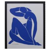 Blue Nude I On Canvas by Henri Matisse