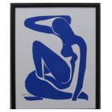 Blue Nude II On Canvas by Henri Mattisse