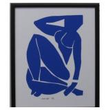 Blue Nude III On Canvas by Henri Matisse