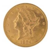 1894 Liberty Head $20.00 Gold Double Eagle