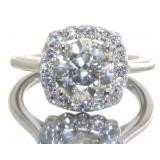 14kt Gold 2.63 ct Brilliant Round Diamond Ring