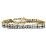 14kt Gold 11.00  ct  Diamond Bracelet