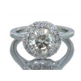 14kt Gold 2.63 ct Round Brilliant Diamond Ring