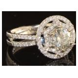 14kt Gold 1.75 ct Round Brilliant Diamond Ring