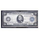 Series 1914 Large $20.00 Federal Reserve Note