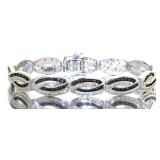 Stunning 3.00 ct Black & White Diamond Bracelet