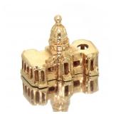 14kt Gold Capitol Building Slide Pendant