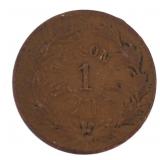 1863 Wilson Medal Civil War Copper Token